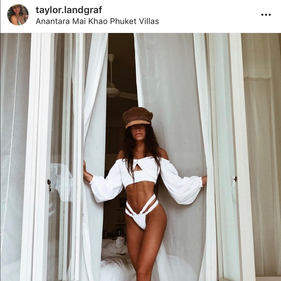 Minimale animale white ribbed bikini - Picture 3 of 6